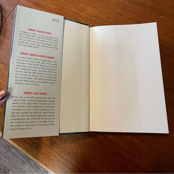 James Patterson Target: Alex Cross Hardcover - Picture 6 of 6